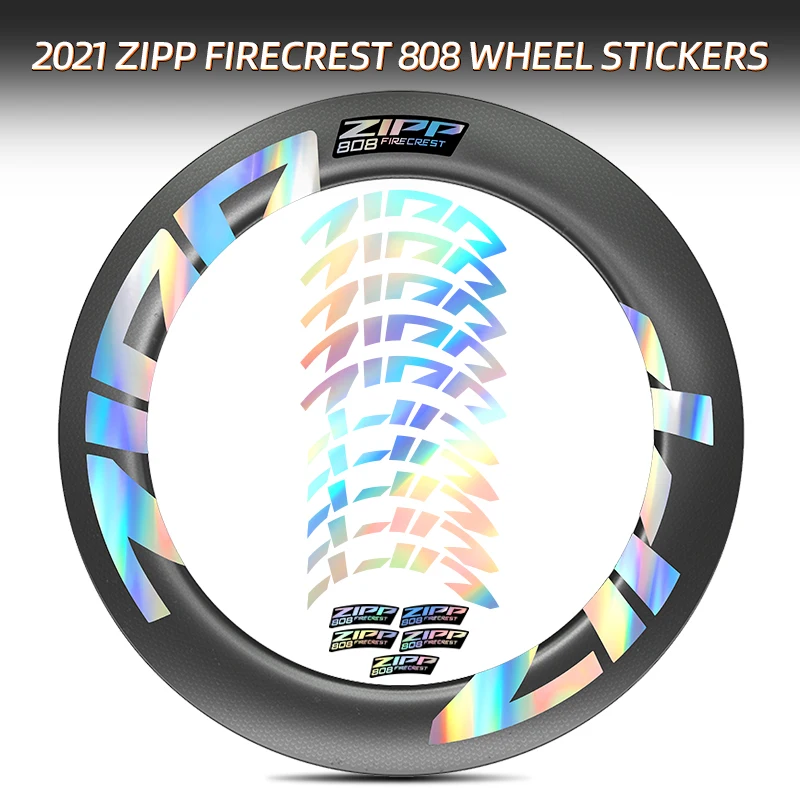 

For 2021 Zipp 808 Wheel Stickers - PVC, Custom Fit, Bicycle Accessories, MTB Accessories, Decorative, No Residue