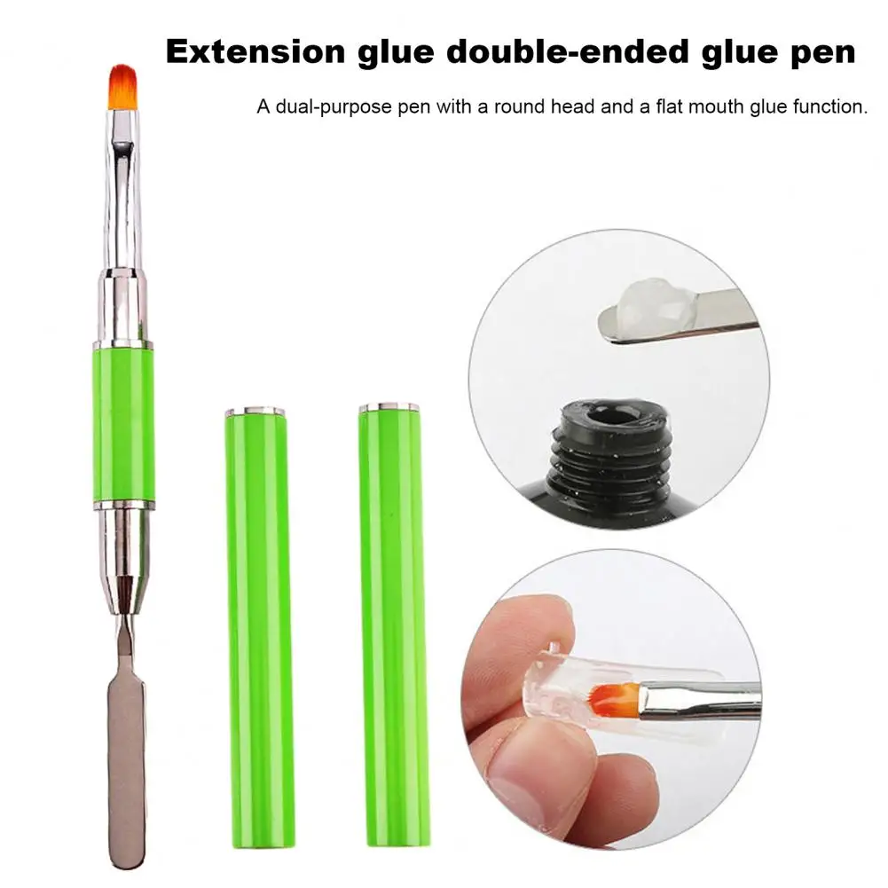 Nail Art Pen Double-head Nail Pen Professional Nail Art Drawing Brush Glue Pick-up Stick Double-head Manicure Painting for Diy