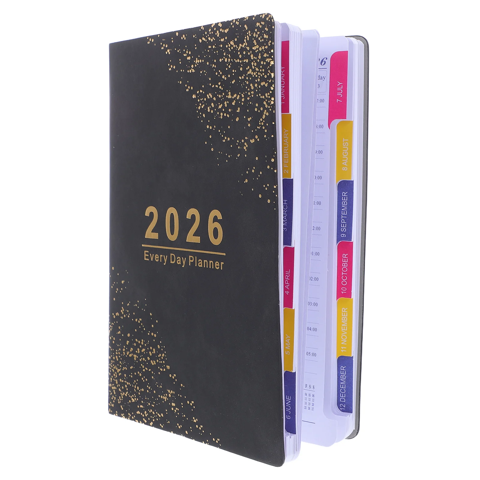 

2026 Calendar Book A5 Daily Weekly Monthly Planner For Teachers Students Professionals Thick Paper Rounded Corners