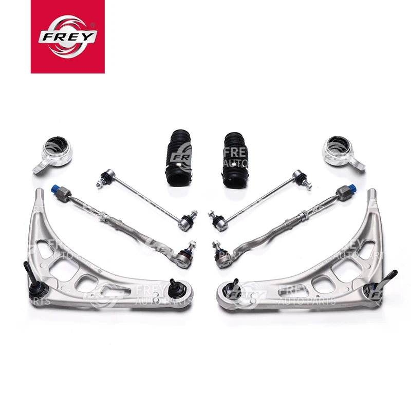 

Frey Auto Parts Suspension Kits for BMW E46 Left Right Control Arm Tie Rod End Stabilizer Link