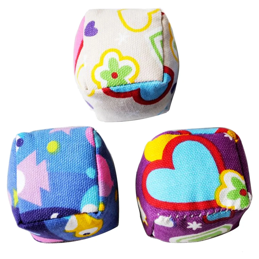 

3Pcs Durable Plastic Sandbags Bright Colorful Round Sandbags for Indoor Outdoor Sports Supplies Sandbag