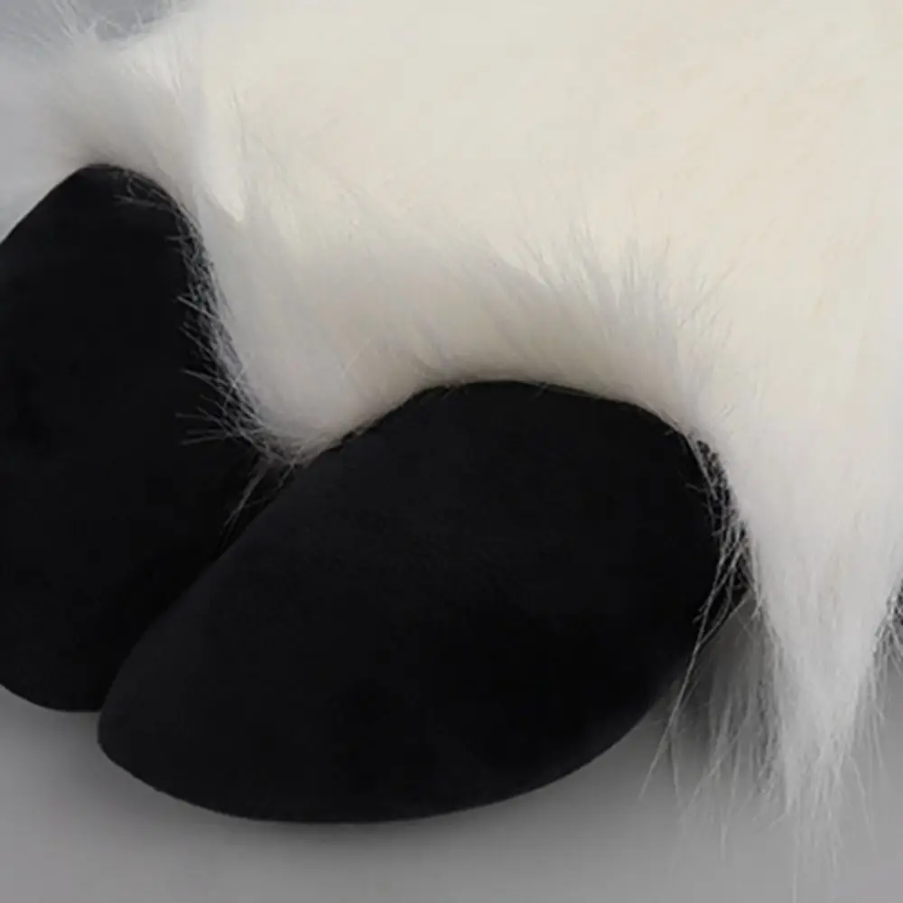 لطيف الكرتون تأثيري حلي قفازات Fursuit Kigurumi فروي الأغنام حافر القفازات رشاقته الدافئة قفازات حافر الأغنام الهدايا