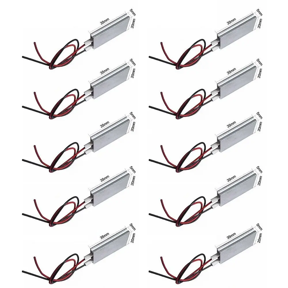 35*20*5mm 5-220V 40-270 Degrees Celsius PTC Heaters Heating Element Curlers Heater Poultry Incubator Hair Dryer Accessories