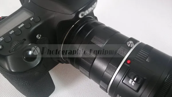 Set di tubi ad anello di estensione macro in alluminio 9mm 16mm 30mm Anello adattatore macro per CANON DSLR 550D 600D 650D 700D 5D MarkII 60D 70D