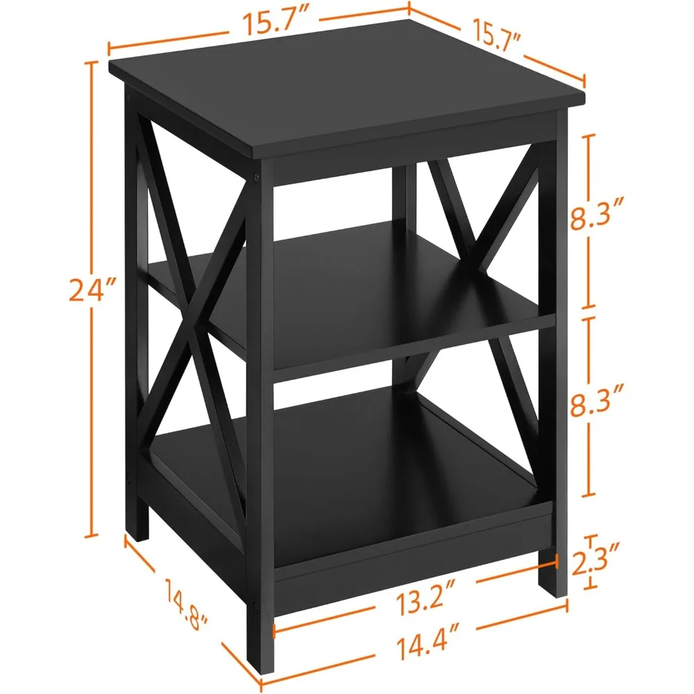 Modern Living Room 3 Pieces Table Sets, Lift Top Coffee Table and End Table Sets for Home and Office, Easy Assembly Ac