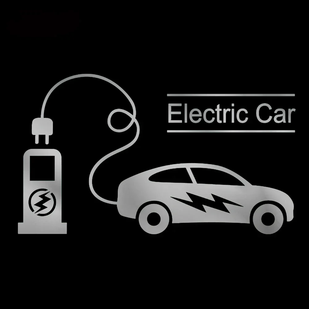 Car Stickers Electric Car Funny Cartoon Pattern Exterior Parts Sticker Decals Accessories PVC Stylish, Cover Scratches Cute,