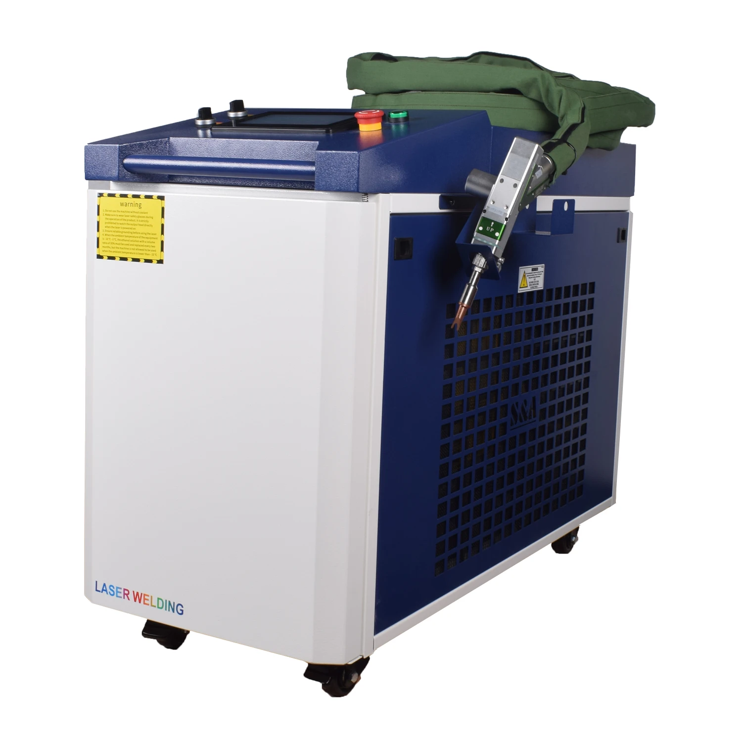 3000W Raycus Laser Welder Dual Wire Feeder 4 in 1 Laser Welding Cleaning Cutting for Metal Double Pendulum Laser Welding Machine