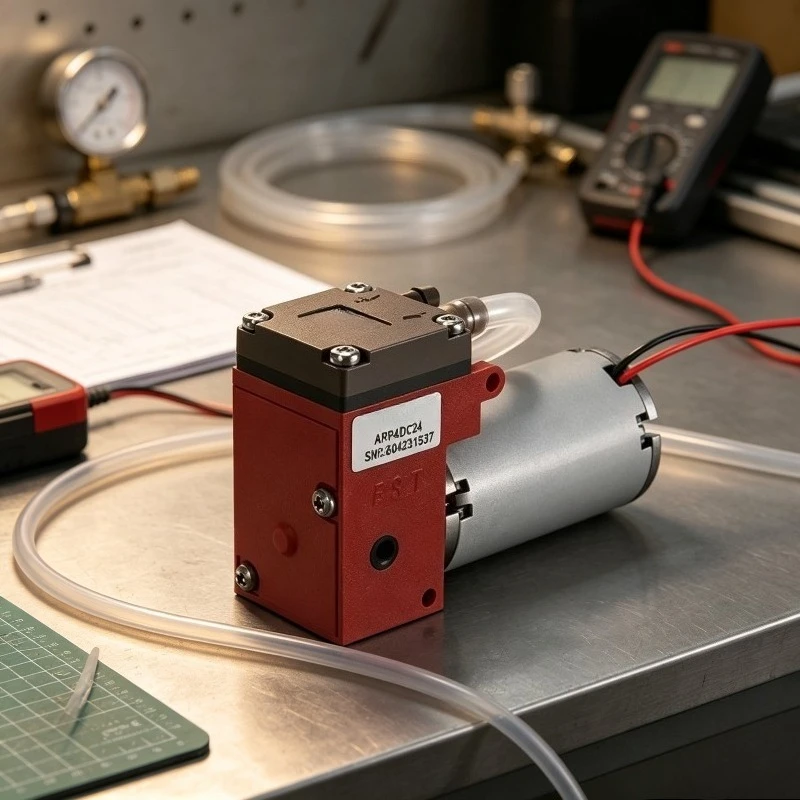 High Precision Mini DC Diaphragm Piston Vacuum Pump ARP4 12V/24V for Gas Sampling Lab Medical Industrial