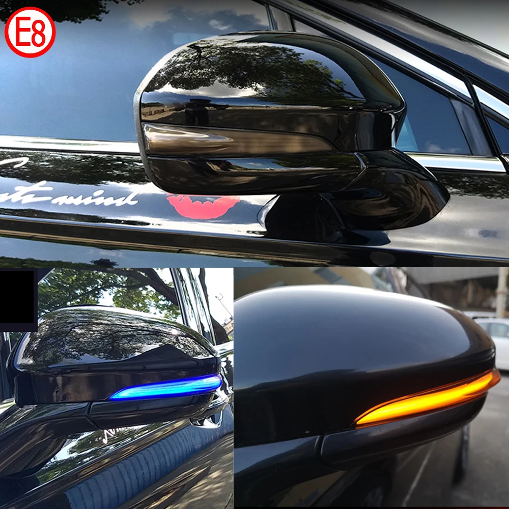 Spiegel Blinker Lampen Voor Ford Mondeo MK5 2014-2019 MK V 5 LED Dynamische Richtingaanwijzer Zijspiegel Blinker Indicator Sequentiële Licht 2015-2018 MK V 5.(Dynamic Blue Yellow