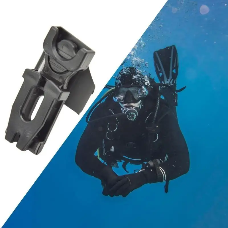 652F الغوص أنبوب الهواء حامل الغطس نظارات التنفس أنبوب المشابك موصل