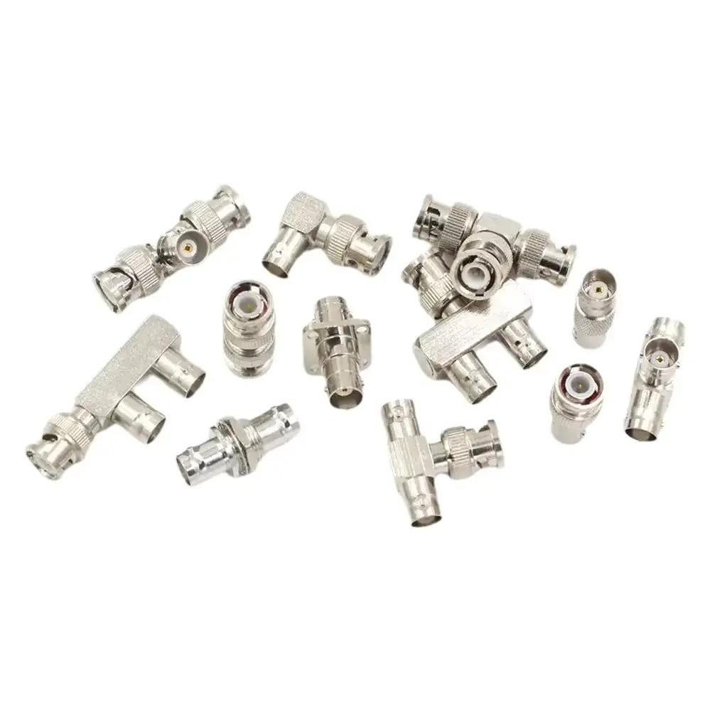 1PCS BNC Type Adapter Double Way/Three Way KKF-KKY-KK-KKK-JJJ-KJK-KKJ-JKW-JJ-JK Q9 RF Connector Male/Female Header Flange