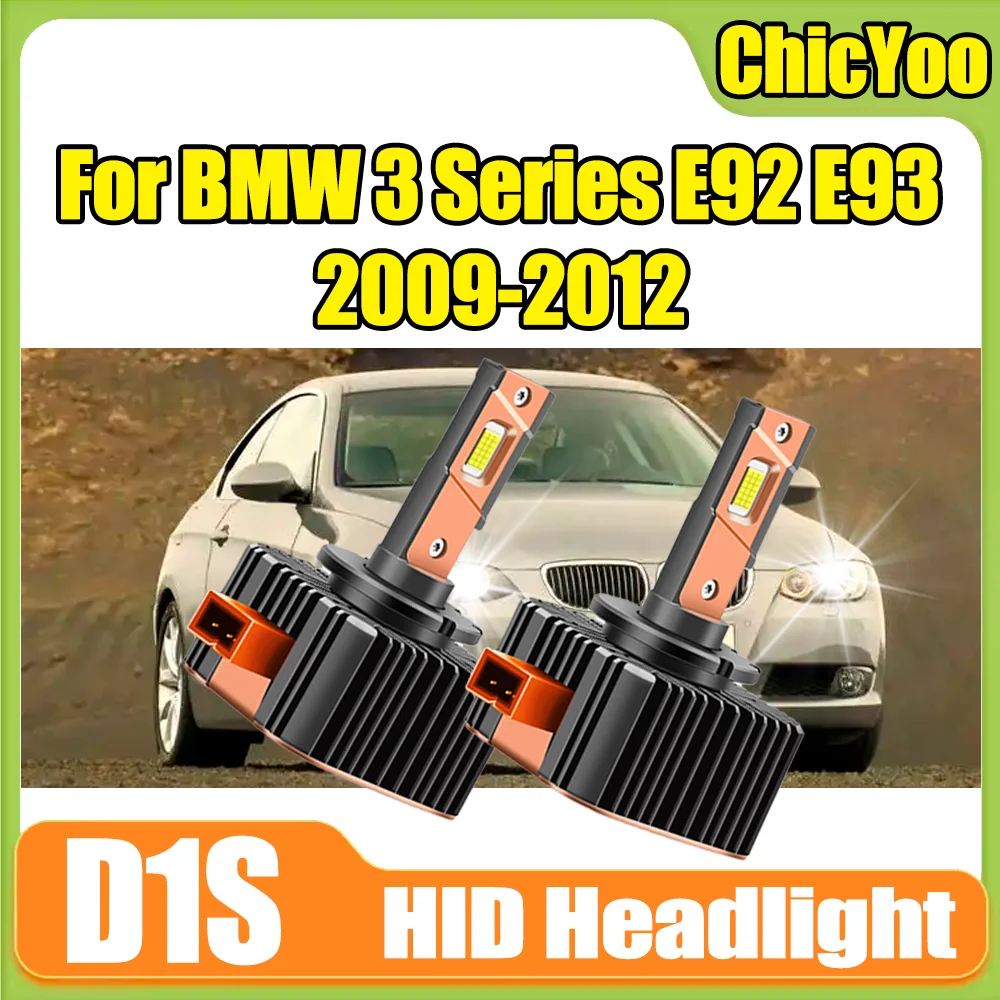 

30000LM 120 Вт автоматические HID ксеноновые фары D1S Canbus светодиодные фары 6000K Super White Plug&Play для BMW 3 серии E92 E93 2009-2012