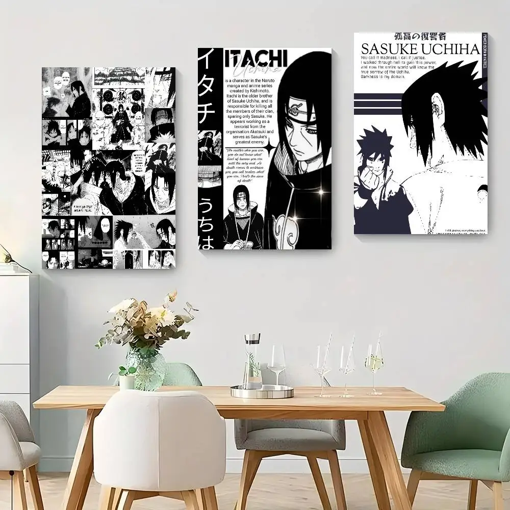 Naruto cool   Vintage Posters Sticky Vintage Room Home Bar Cafe Decor Kawaii Room Decor