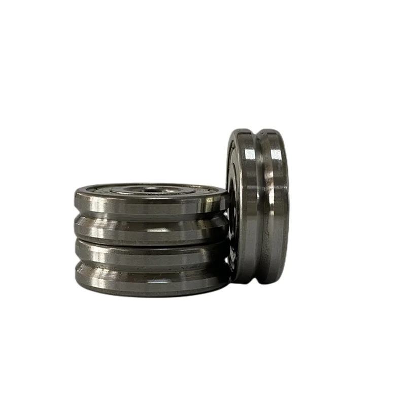 6202z15*47*11 U/V6*3 Conveyor Roller Bearing UV Groove Guide Rollers,Wire and Cable Pass Rollers,Pulley Idler Wheels-in stock