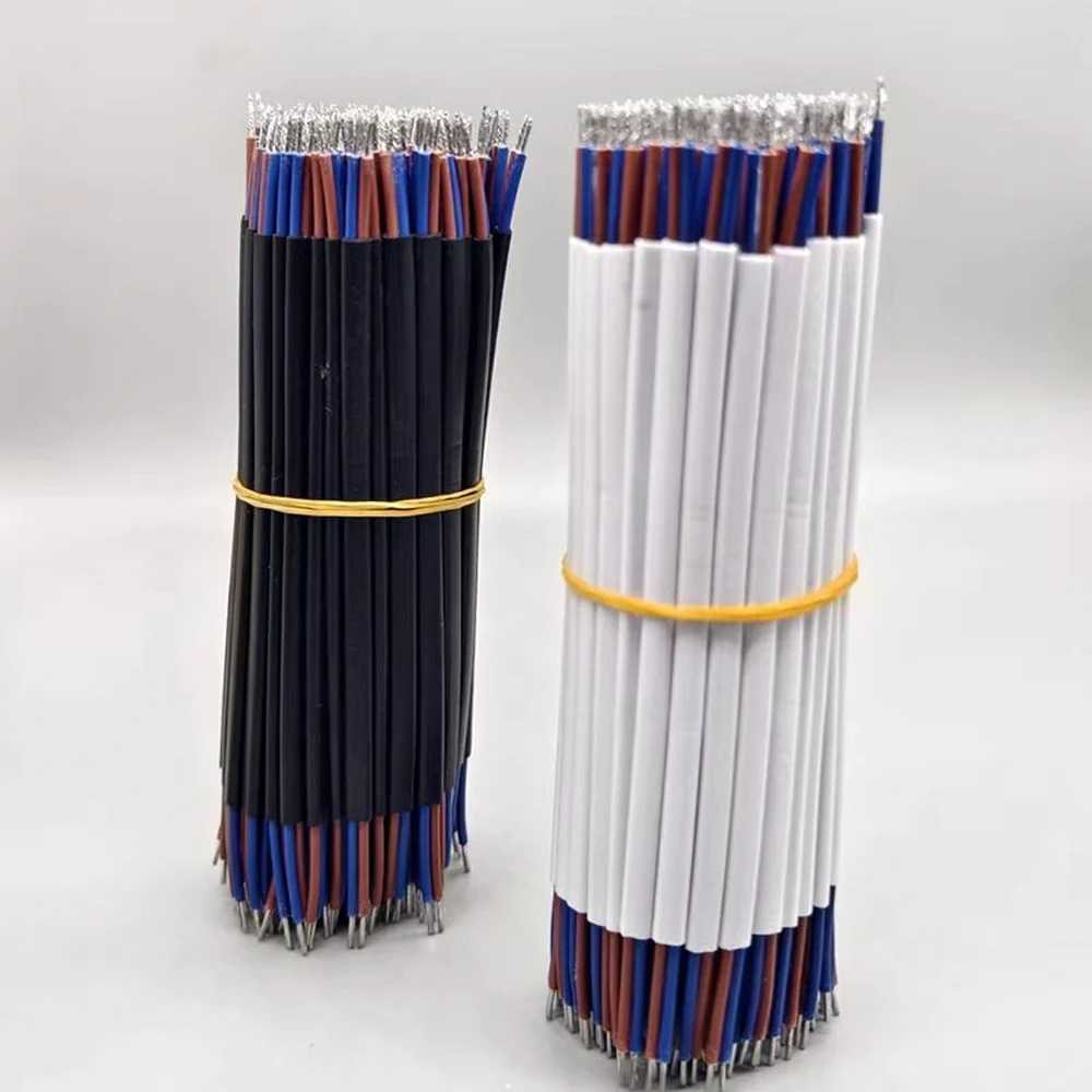 Two Core White Flat Wire LED Power Drive AC Input Sheathed Pure Copper 0.75 Square Black Power Wire for Electronic Projects