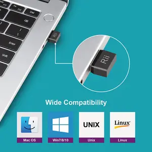 Rii RT301 USB Mouse Jiggler, Penggerak Mouse Tidak Terdeteksi Jiggler Penggerak Mouse Komputer Otomatis, Membuat Komputer Tetap Terjaga, Mensimulasikan Mouse 6 mobil tikus penjualan terbaik - №