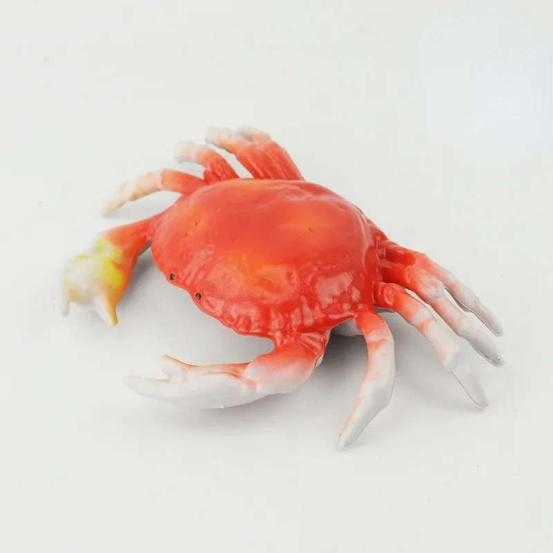 Simulation Big Crab Lobster River Prawns Sea Cucumber Fake Seafood Restaurant Seafood Decoration Props Supplies Children's Toys