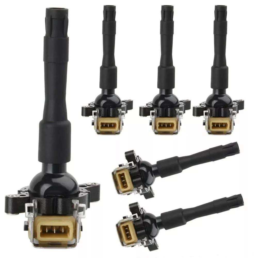 

1/6pcs High Quality Ignition Coil For BMW 323i 325i 328i 330i 525i 528i 530i M3 M5 E46 E39 12131748017 12131748018 12137599219