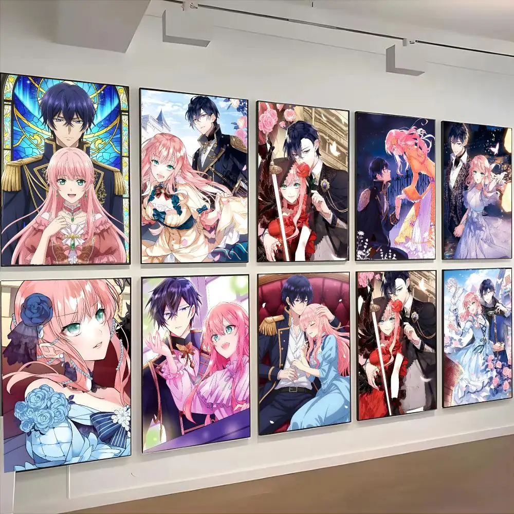 Cartoon 7th Time L-Loop Poster Self-adhesive Advanced Aesthetic Printing Paper Wall Art For Living Room Home Decor