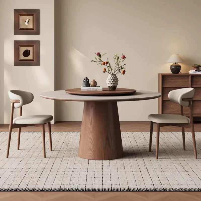 Dining Rooms Pliante Luxury Kitcjen Tables Desk Furniture Modern Travertine Rock Slab Round Dining Table And Sets 4 6 Chairs
