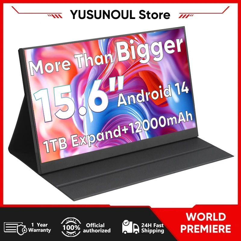 

Global Firmware 15.6 inch Tablets 12000mAh 1920x1080 IPS Helio G99 8 Cores Android 14 8GB+256GB WiFi Google Play Store BT5.0