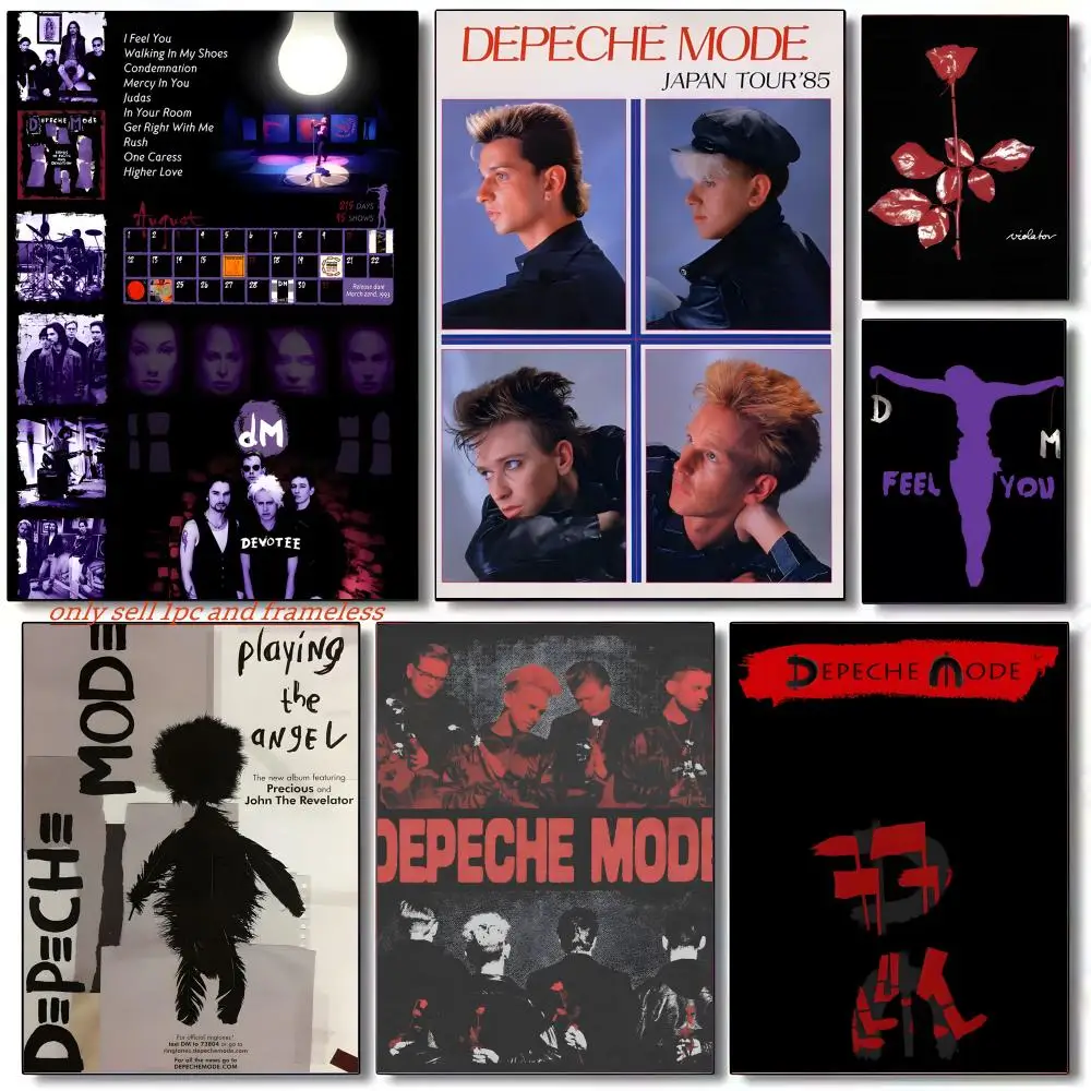 D-Depeche-Mode Singer Star Poster Wandkunst-Poster, geeignet für Clubs, Wohnzimmer, Schlafzimmer