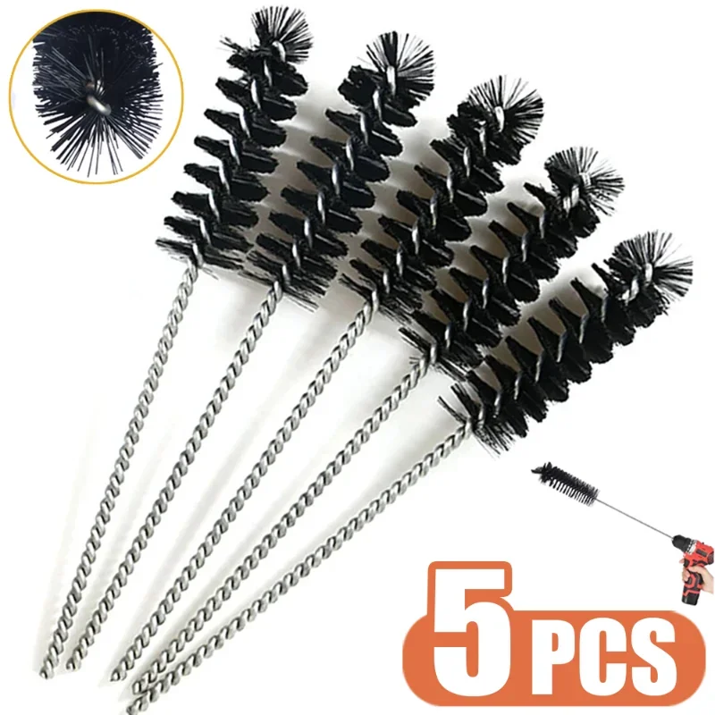 1/5pcs Car  Air Door Carbon Deposit Cleaning Brush Engine Air Inlet Combustion Chamber Cylinder Nylon Bristles Brushes Tools