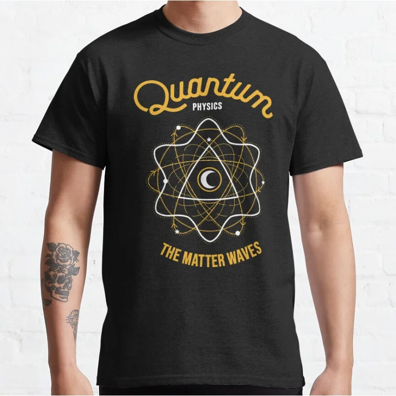 

The Matter Waves Perfect Physics Gift t shirt Quantum Mechanics science humor Graphic clothes All size Tops