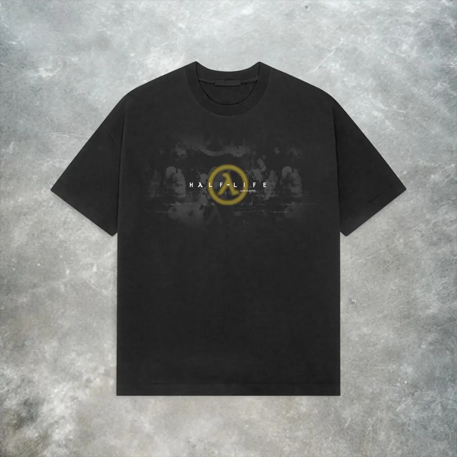 Vintage Half Life Valve T Shirt Retro Y2K FPS Shooter Video Game vintage Washed Unisex fashion Casual Comfortable Stylish Soft