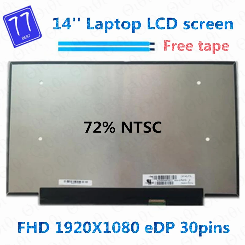 

14 Inch LM140LF3L03 NCP0035 LED LCD Screen IPS Full-HD 1920*1080 EDP 30Pin 72% NTSC Laptop Replacement Display Panel