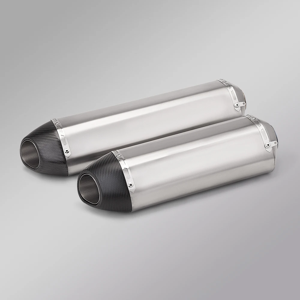 51mm Universal Titanium Alloy Motorcycle R77 Modified Exhaust Muffler for CBR650R NINJA650 Z900 R1 GSXR750 MT07 F900