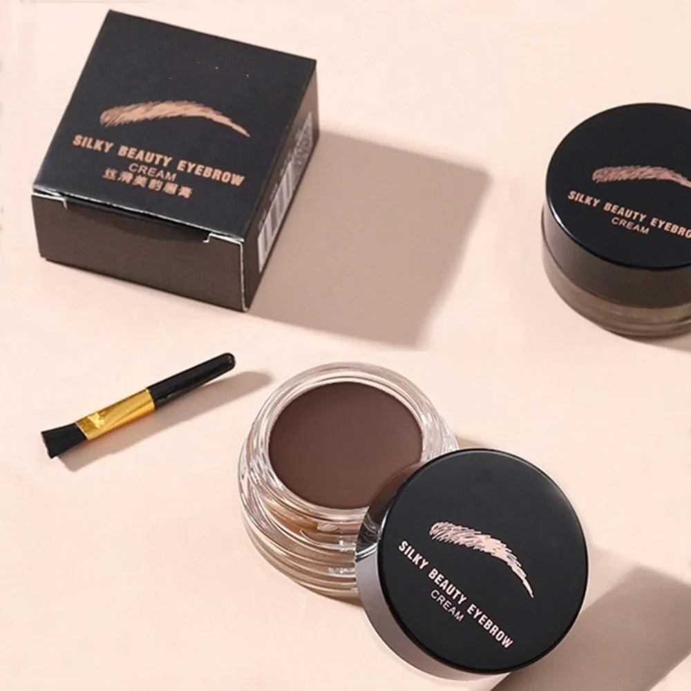 

New 4 Color Eye Brow Cream Long Lasting Waterproof Cosmetic Tools Quick Drying Multifunctional Usage Eye Brow Makeup Tool