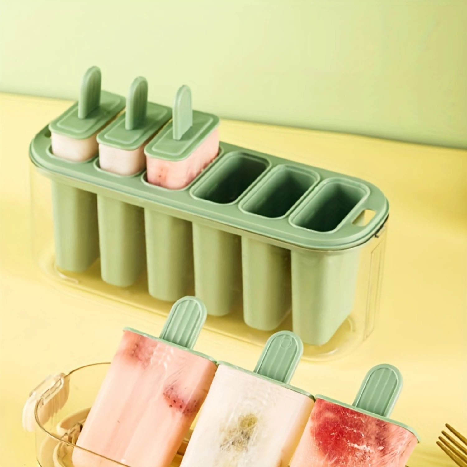 Creative Plastic Popsicle Molds - Ice Cream & Jelly Mold Set for Homemade Treats & Kitchen Splendor