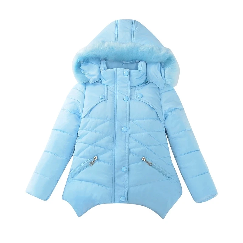 2024 nuove giacche invernali per ragazze cappotto moda stile lungo tuta sportiva con cappuccio addensare abbigliamento caldo per bambini 3 4 5 6 8