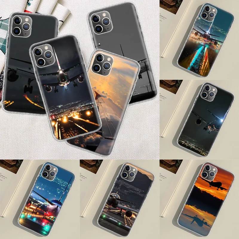 Airport Shuttle Transportation Phone Case For Apple Iphone 15 14 13 16 Pro Max Cover 11 12 Mini Fundas X XS Max XR 8 7 Plus Shel