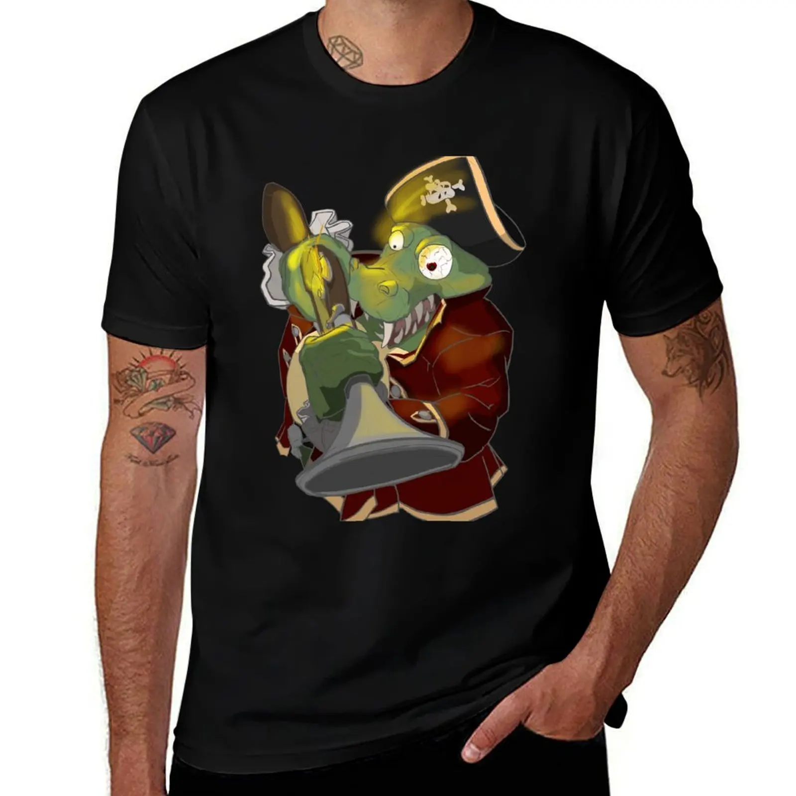 

Captain K Rool T-Shirt animal prinfor boys blacks baggy shirts clothes for men