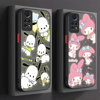 Lovely Sanrio Pochacco Case For Xiaomi Redmi Note 13 12 11 Pro Plus 4G 5G 12S 11S 10 10S 9 9S 8 13C 12C 10C Soft Silicone Etui