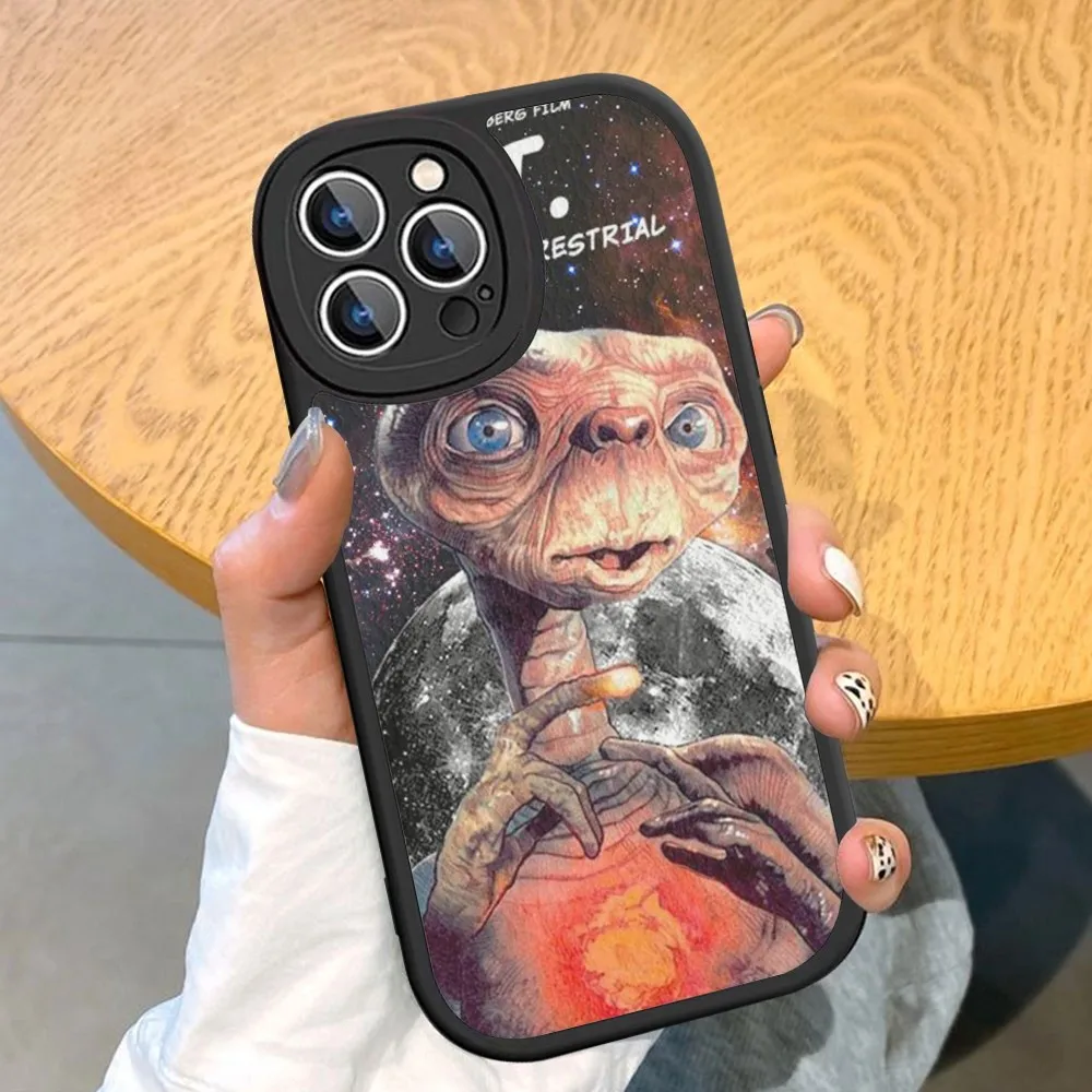 Movie E.T. The Extra-Terrestrial Phone Case Hard Leather For iPhone 14 13 12 Mini 11 14 Pro Max Xs X Xr 7 8 Plus Fundas