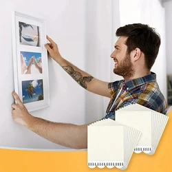 5 Pcs Photo Frame No Trace Removable Photo Wall Hook Nail Free Art Hanging Device Wall Adhesive Easy To Remove The