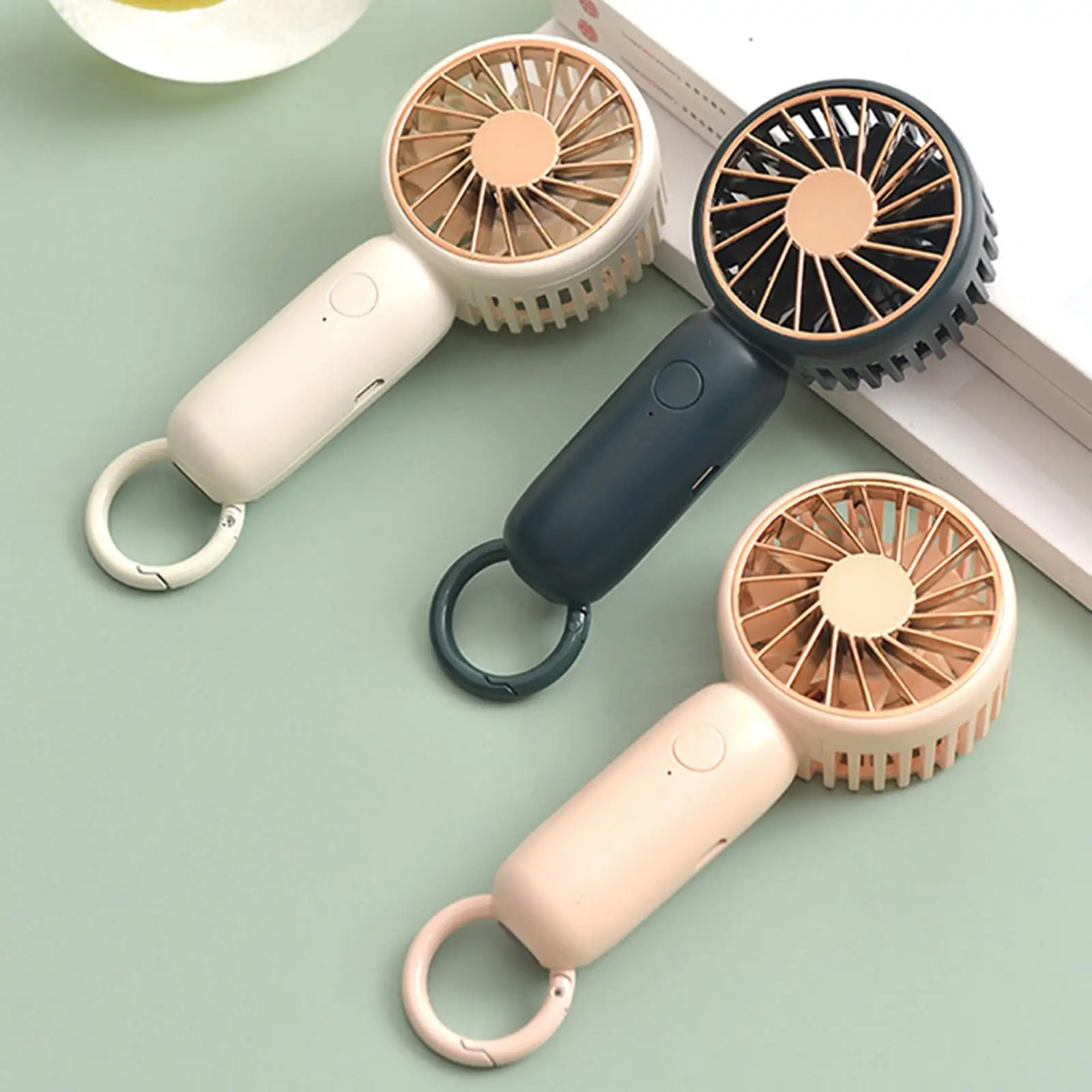 충전식 미니 휴대용 선풍기, 개인 냉각 팬, USB 책상 휴대용 테이블 팬