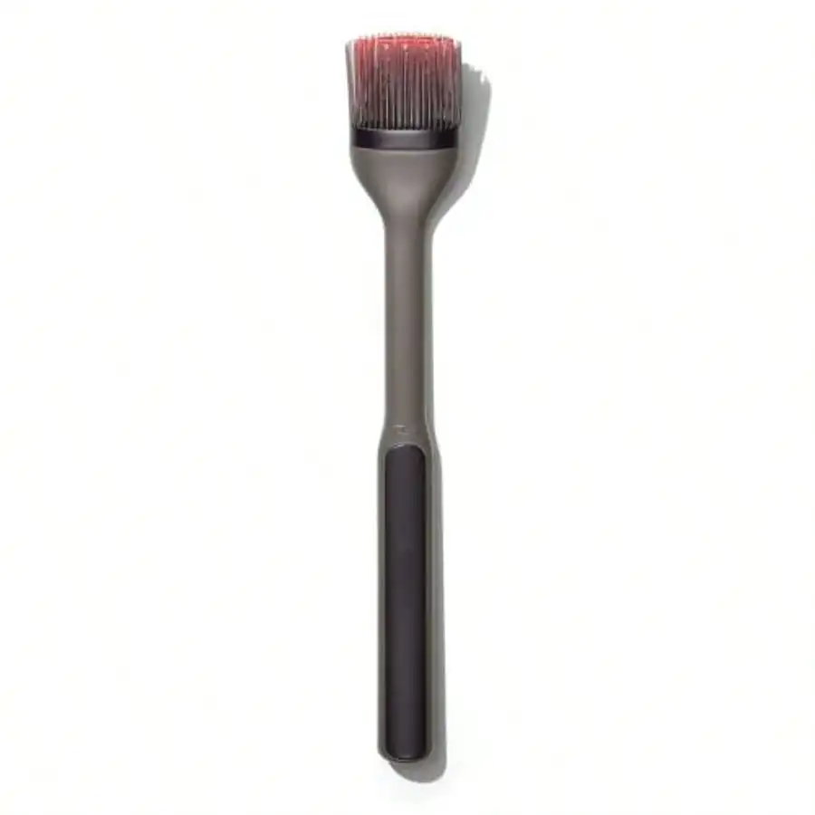 

Grilling Tools Basting Brush Black For Outdoor Cooking Durable Silicone Handle Heat Resistant Easy To Clean