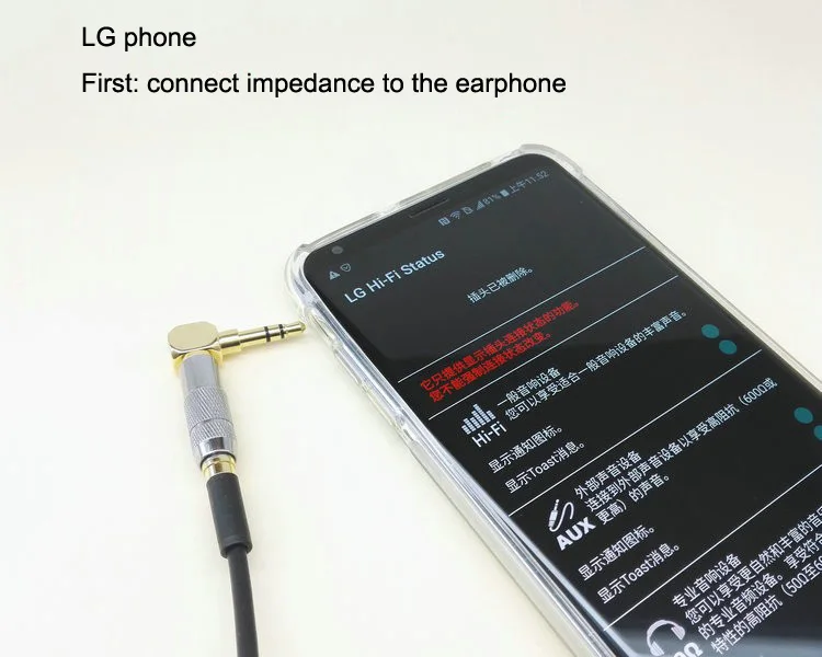 L-Shape 3.5มม.Balanced 50โอห์ม/75โอห์ม/110Ohm/150Ohm ความต้านทานอะแดปเตอร์ปลั๊กสำหรับ HiFi/หูฟัง/AMP โทรศัพท์