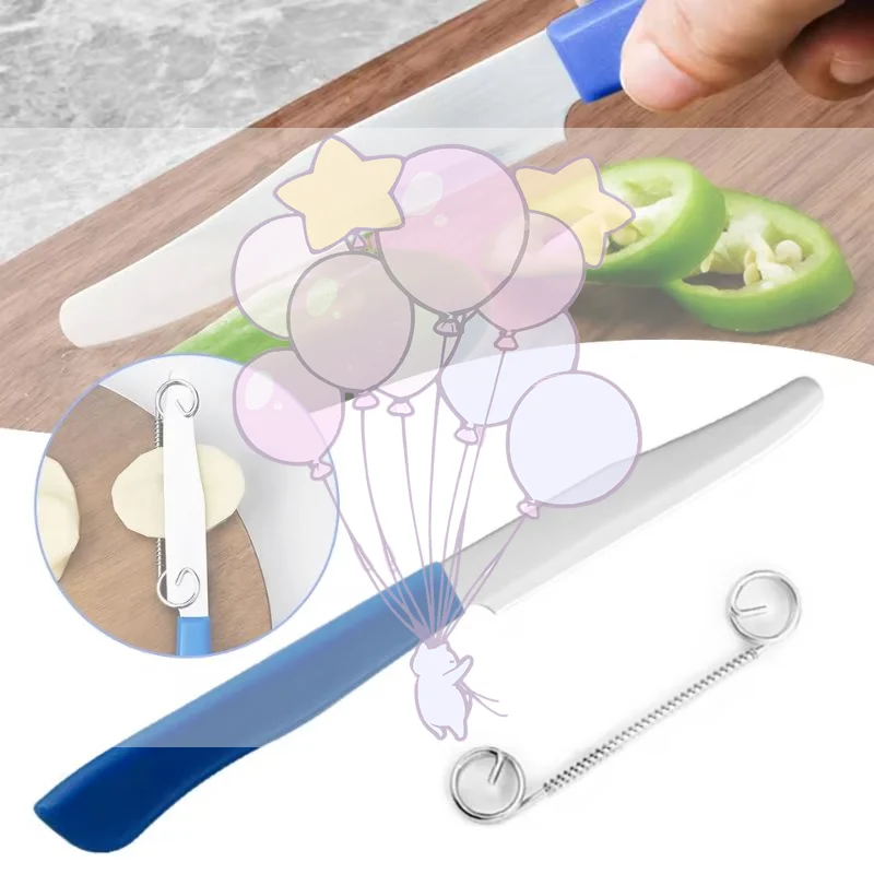 

Quick Slicing Cutter Portable Fruit Vegetable Cutter Peeler With Spring For Kitchen Use Stainless Steel Fruit Knives Peeler