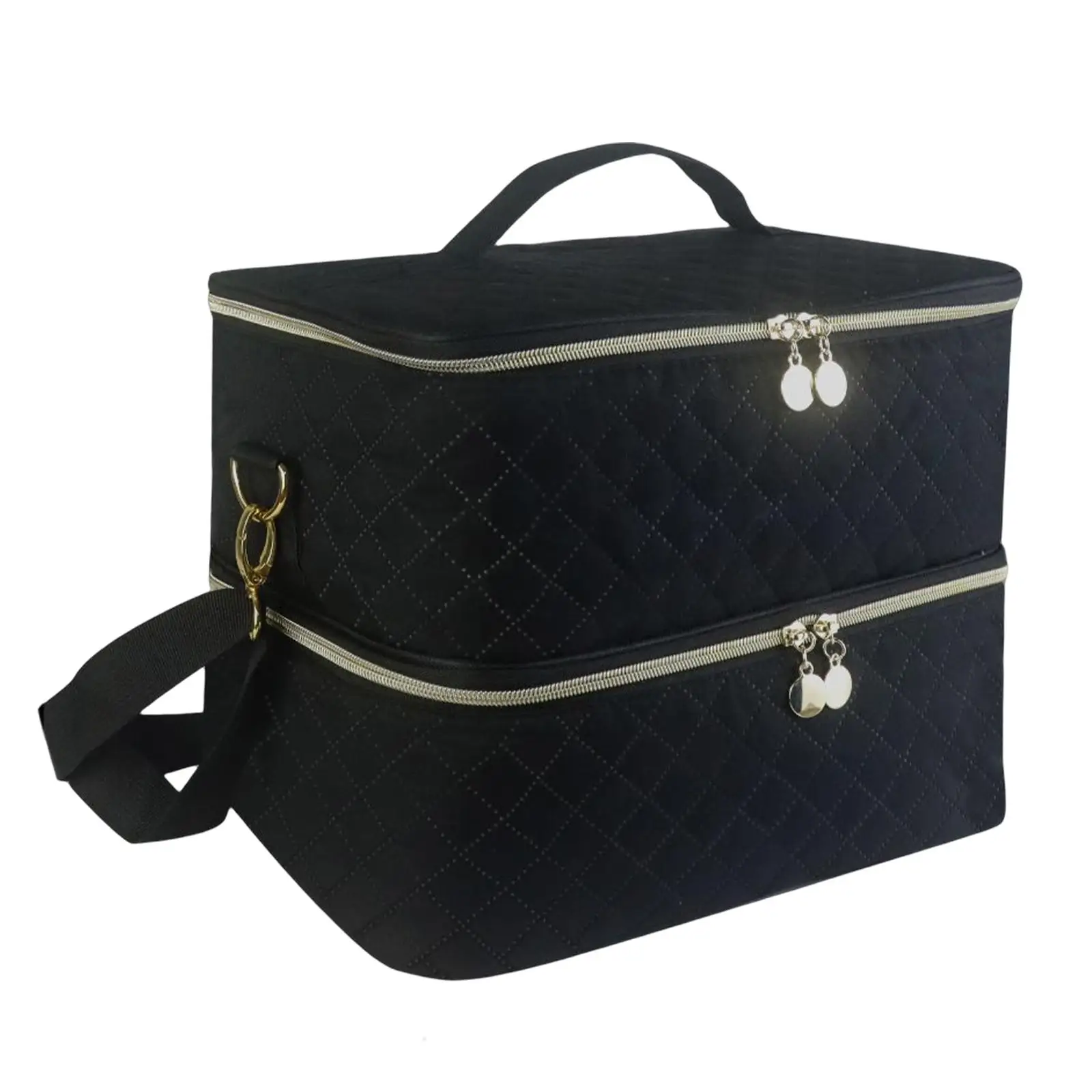 Bolsa de almacenamiento de esmalte de uñas con asa, estuche de transporte para viaje, Perfume cosmético, aceite esencial