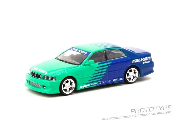 TW 1/64 Chaser JZX100 FALKEN econyadornos de colección de gama alta regalo