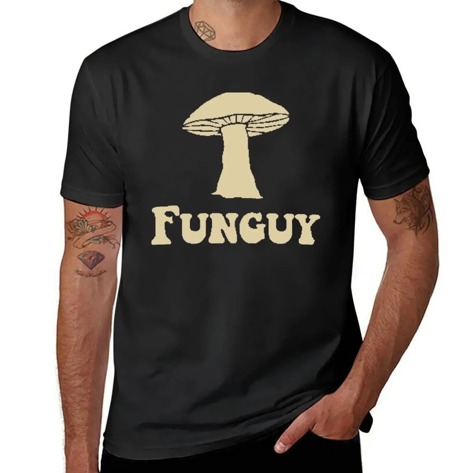 Funguy T-Shirt anime figures oversizeds mens workout shirts