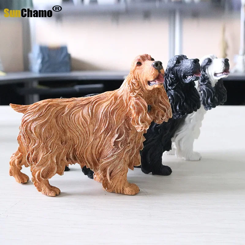 

Fashion Canine Simulation Dog Model Snipe Mounted Pendant Resin Handicrafts Decoration Crafts Murals Figurines Miniatures Decore