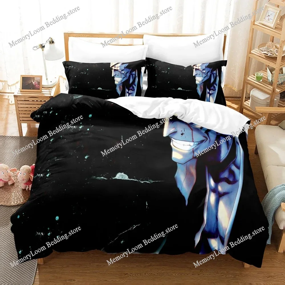 3dAnime Bleach Toushirou Ichigo Duvet Cover Pillowcase Bedding Set Double Twin Full Queen King Adult Kids Bedclothes Quilt Cover