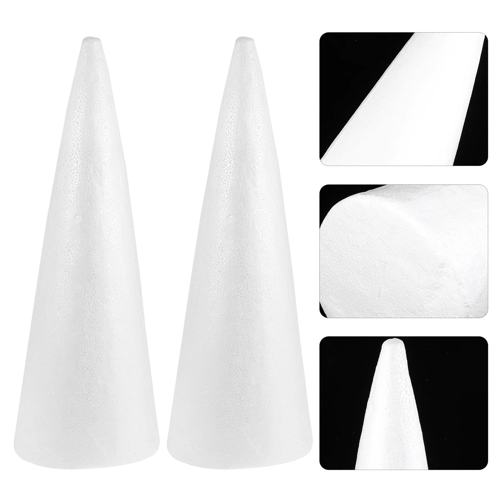 

Polystyrene Foam Christmas Tree Ornament Child Cones for Crafts Outdoor Playset