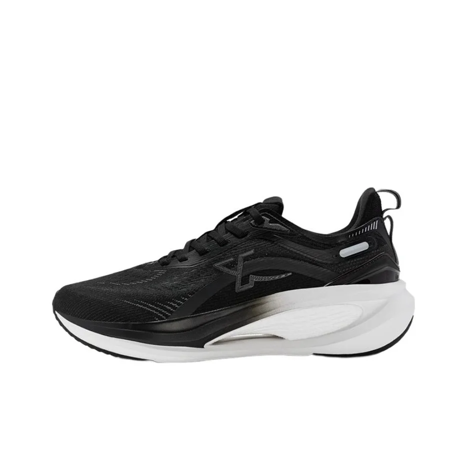 XTEP Xuan Speed 4.0 Cushioning Slip Resistant Low top Running Shoes Men's Black Gray 977319110005/